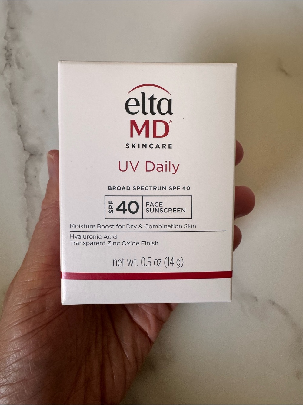 EltaMD UV Daily Face Sunscreen - White and Red Packaging